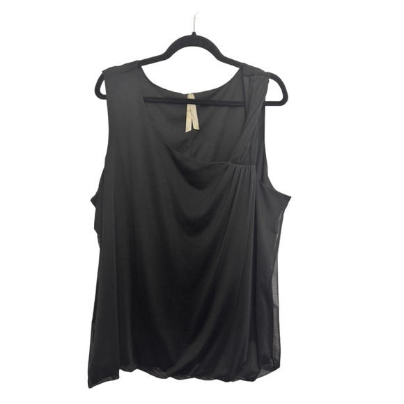 💎 Pennington's Sleeveless Blouse Black - Picture 1 of 8
